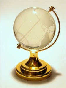 feng shui crystal globe